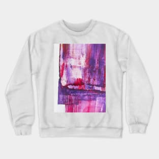 purple gradient abstract painting Crewneck Sweatshirt